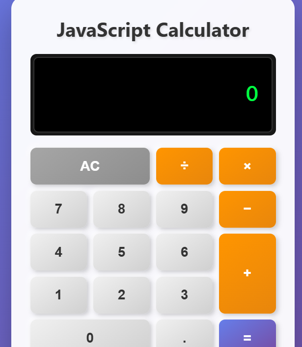 JavaScript Calculator